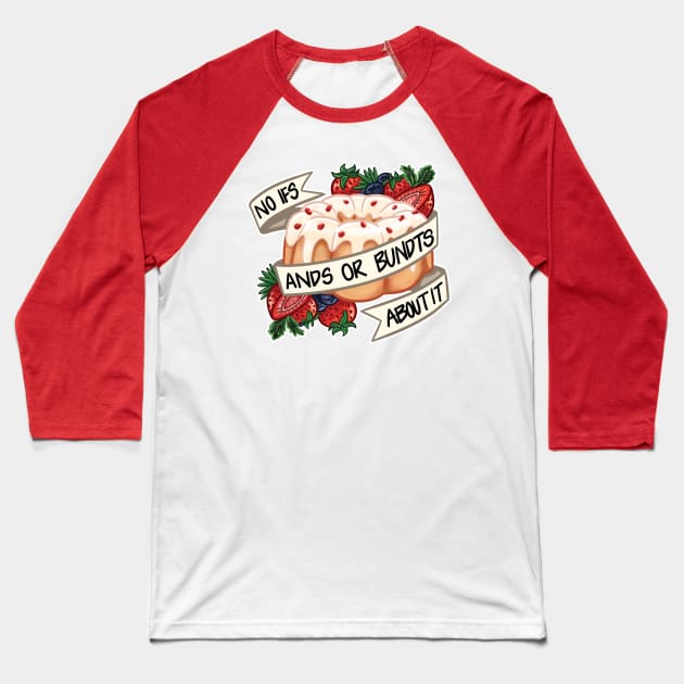 Bundts About it Baseball T-Shirt by Vinniedraws